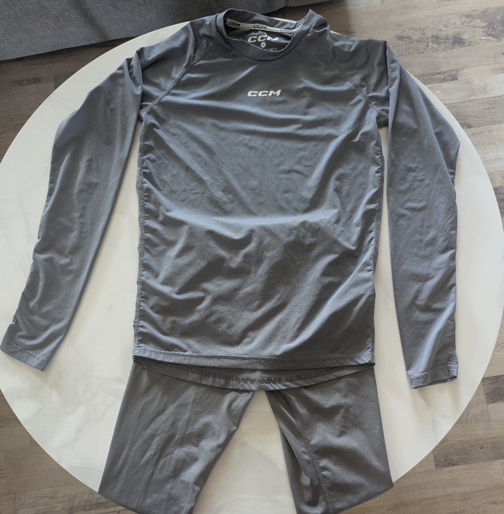 CCM Gray Long Sleeve and Pants Set